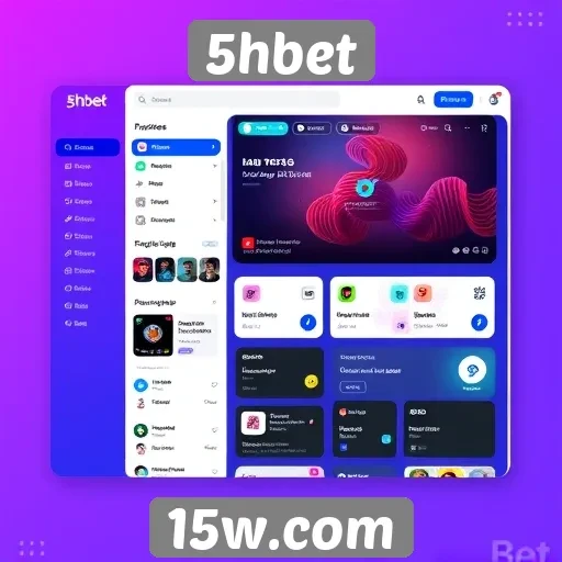 Experiência do usuário na interface do site 5hbet